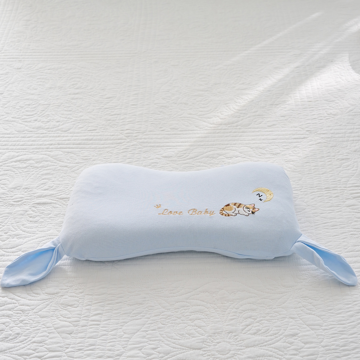 91家纺网 家纺一手货源 找家纺 乐可 2025新款香眠安抚枕山楂籽合香枕手工香丸枕枕头枕芯 香眠安抚枕-猫咪蓝