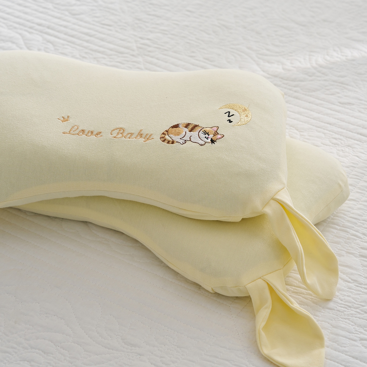 乐可 2025新款香眠安抚枕山楂籽合香枕手工香丸枕枕头枕芯 香眠安抚枕-猫咪黄