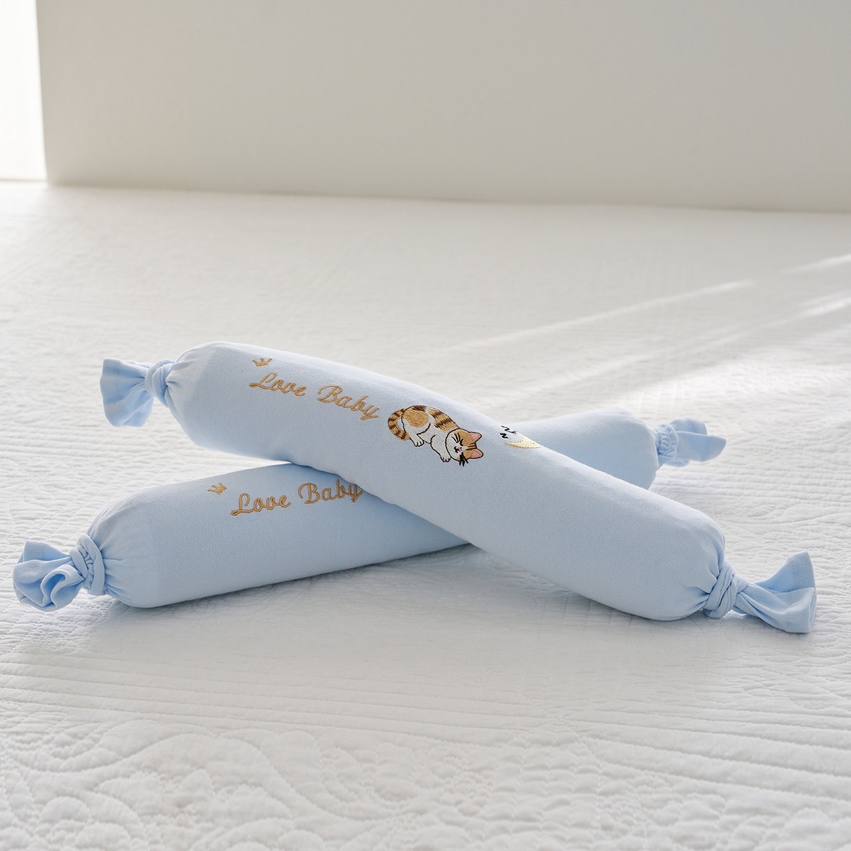 91家纺网 家纺一手货源 找家纺 乐可 2025新款香眠糖果枕山楂籽合香枕手工香丸枕安抚抱枕枕头枕芯 香眠糖果枕-猫咪蓝