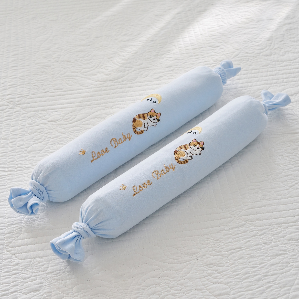 91家纺网 家纺一手货源 找家纺 乐可 2025新款香眠糖果枕山楂籽合香枕手工香丸枕安抚抱枕枕头枕芯 香眠糖果枕-猫咪蓝