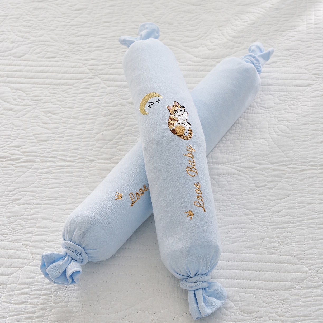 91家纺网 家纺一手货源 找家纺 乐可 2025新款香眠糖果枕山楂籽合香枕手工香丸枕安抚抱枕枕头枕芯 香眠糖果枕-猫咪蓝