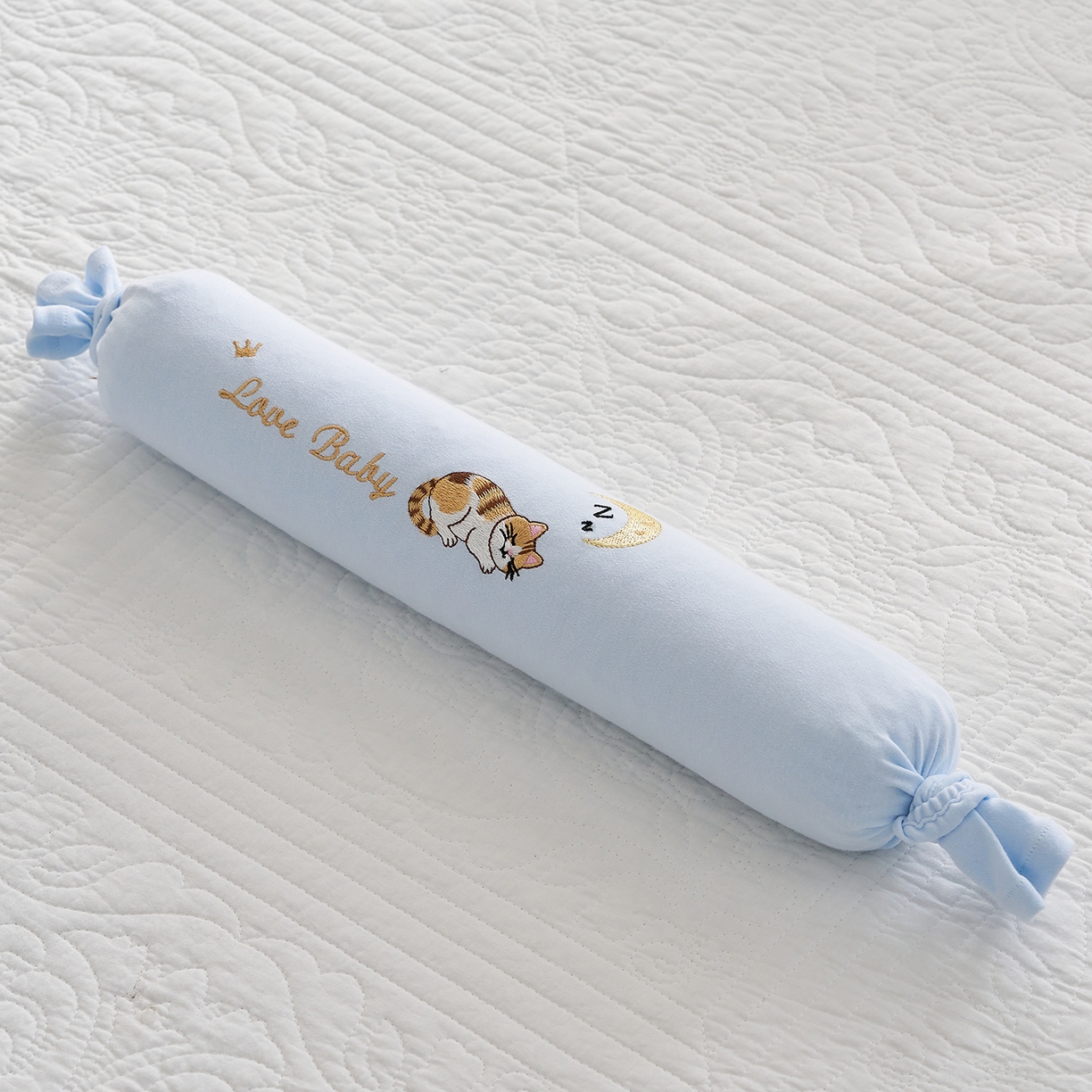 91家纺网 家纺一手货源 找家纺 乐可 2025新款香眠糖果枕山楂籽合香枕手工香丸枕安抚抱枕枕头枕芯 香眠糖果枕-猫咪蓝