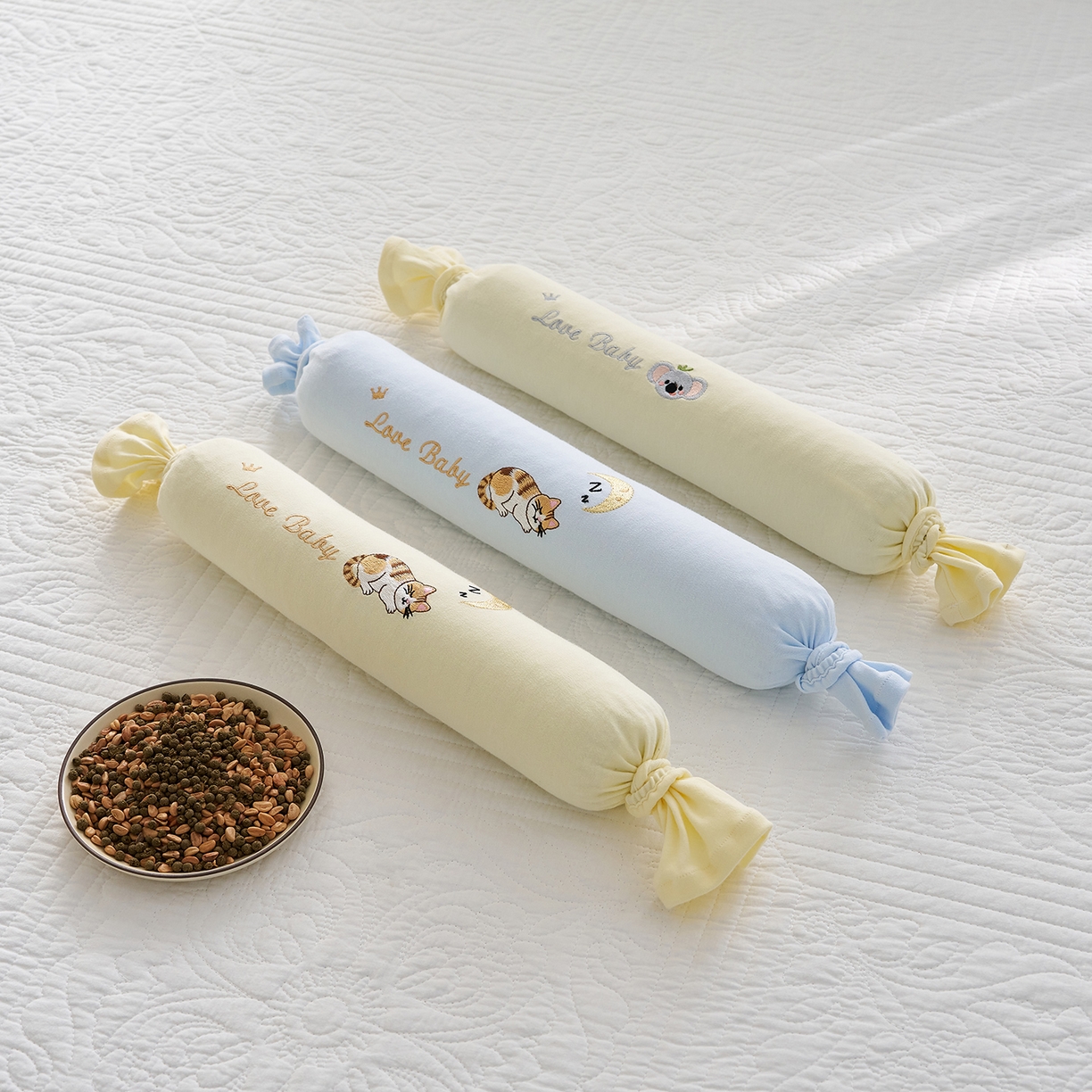 乐可 2025新款香眠糖果枕山楂籽合香枕手工香丸枕安抚抱枕枕头枕芯 香眠糖果枕-组合图