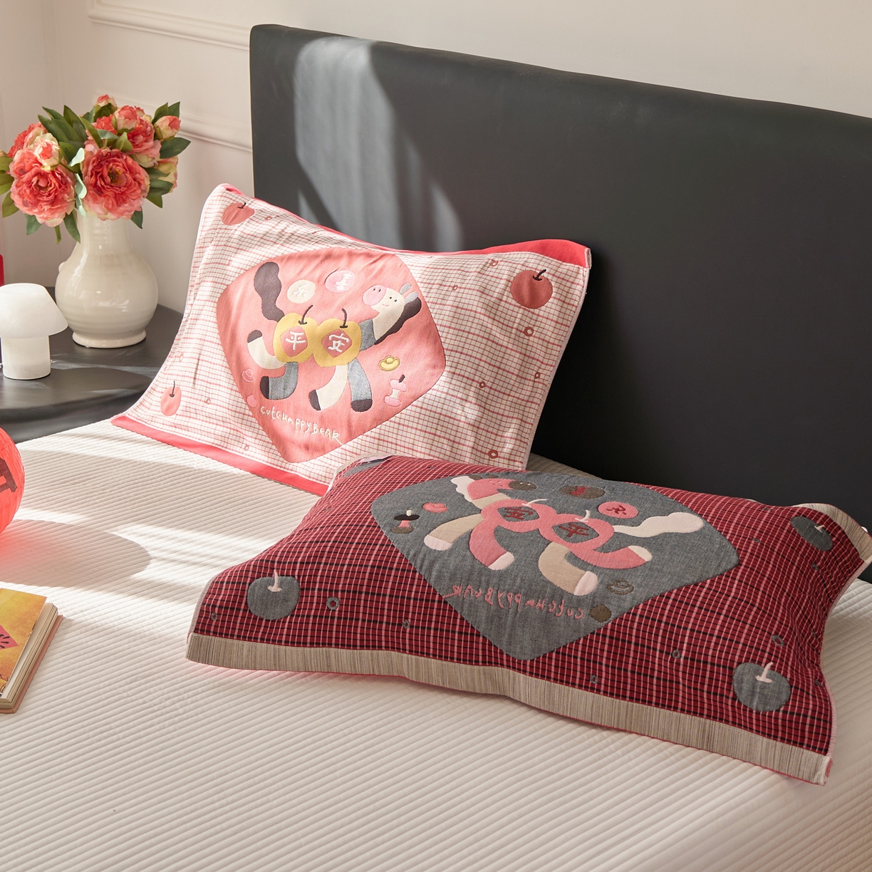 91家纺网 家纺一手货源 找家纺 沐瑟家纺 2026新款纯棉八层枕巾-马 平安马