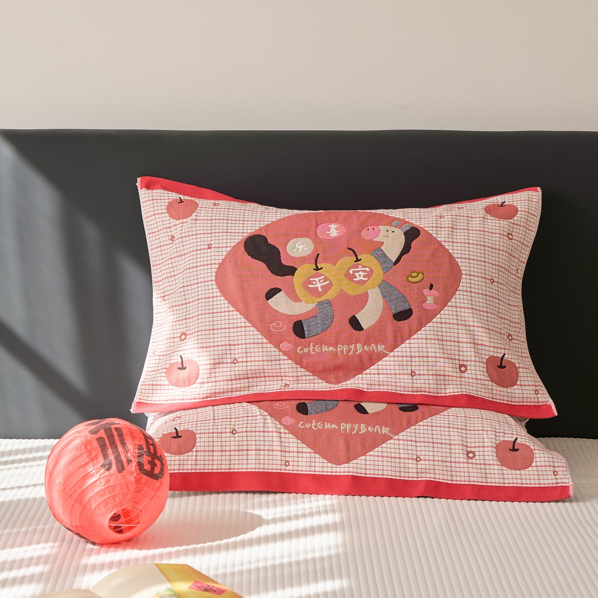 91家纺网 家纺一手货源 找家纺 沐瑟家纺 2026新款纯棉八层枕巾-马 平安马