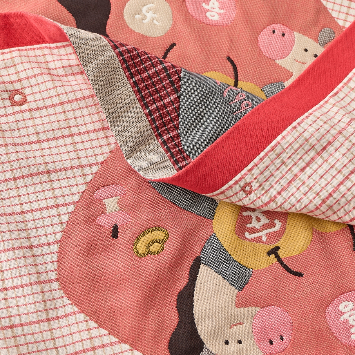 91家纺网 家纺一手货源 找家纺 沐瑟家纺 2026新款纯棉八层枕巾-马 平安马