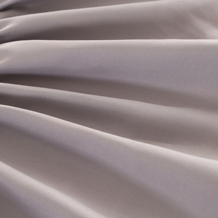 91家纺网 家纺一手货源 找家纺 优纤家纺 2025新款亲肤水洗棉床笠系列 浅灰