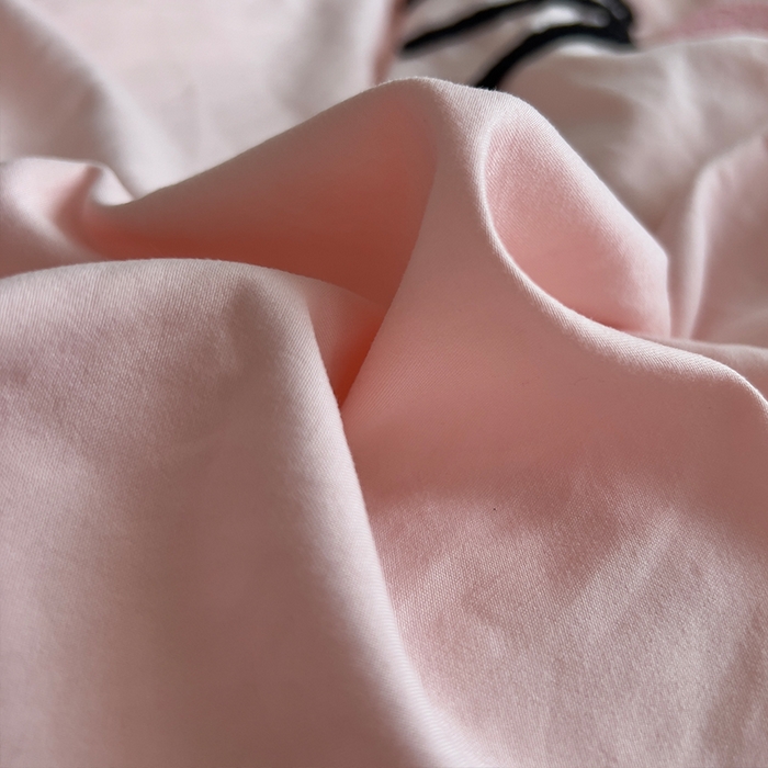 91家纺网 家纺一手货源 找家纺 原素 2026网红爆款豹纹喵表情包毛巾绣A类床上四件套 豹纹喵表情包-粉