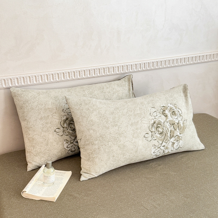 91家纺网 家纺一手货源 找家纺 佑佳家纺 2025新款亚麻双层纱单品床单 青萝