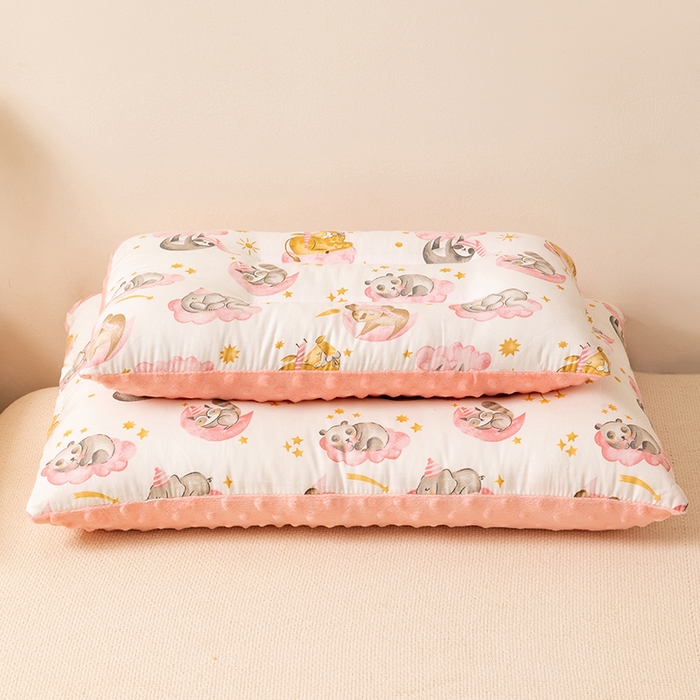 91家纺网 家纺一手货源 找家纺 （总）小米枕芯 2025新款豆豆绒卡通儿童枕 枕头枕芯