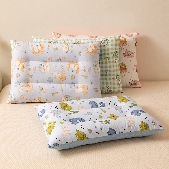 小米枕芯 2025新款豆豆绒卡通儿童枕 枕头枕芯 组合图仅供展示不可下单