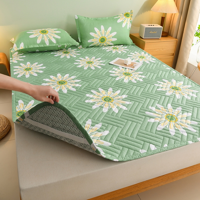 91家纺网 家纺一手货源 找家纺 （总）圣靓家纺 2025新款亲肤清新水洗床垫