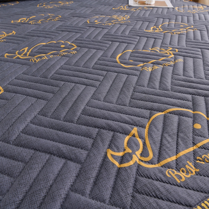 91家纺网 家纺一手货源 找家纺 圣靓家纺 2025新款亲肤清新水洗床垫 自由自在