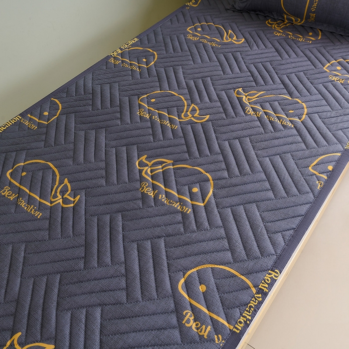 91家纺网 家纺一手货源 找家纺 圣靓家纺 2025新款亲肤清新水洗床垫 自由自在