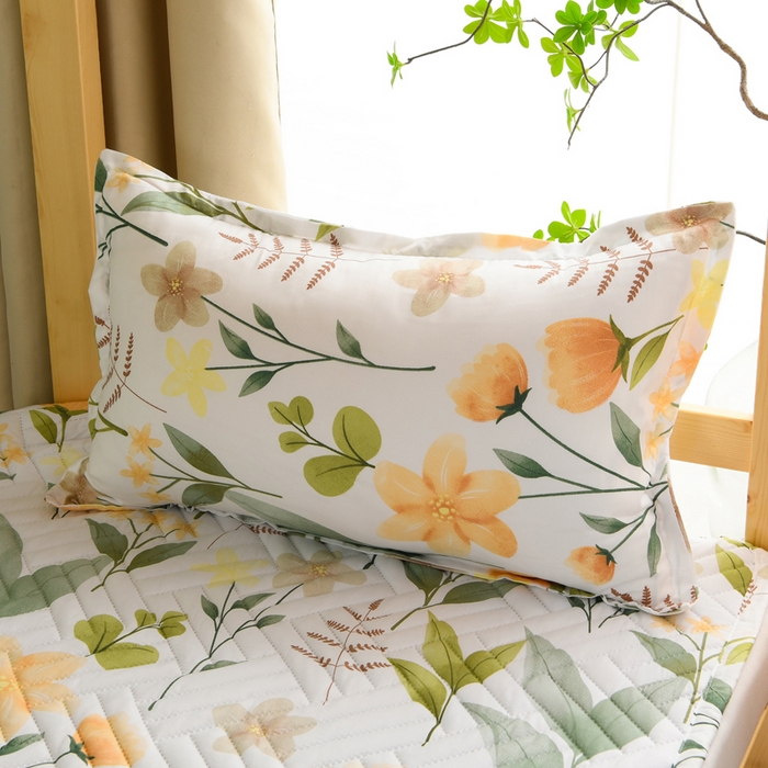 91家纺网 家纺一手货源 找家纺 圣靓家纺 2025新款亲肤清新水洗床垫 夏梦