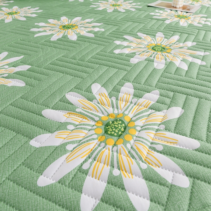 91家纺网 家纺一手货源 找家纺 圣靓家纺 2025新款亲肤清新水洗床垫 落花