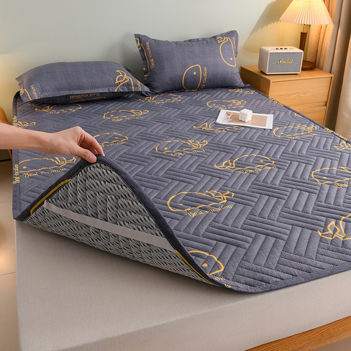 91家纺网 家纺一手货源 找家纺 （总）圣靓家纺 2025新款亲肤清新水洗床垫