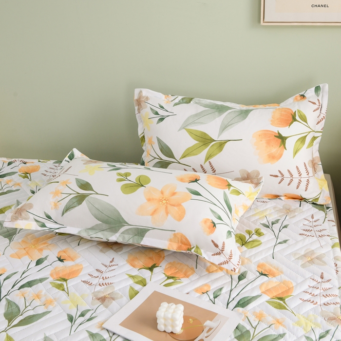 91家纺网 家纺一手货源 找家纺 圣楚家纺 2025新款亲肤清新水洗床垫 夏梦