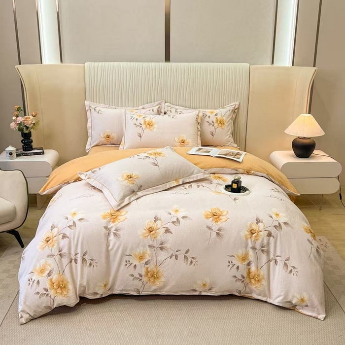 91家纺网 家纺一手货源 找家纺 （总1）凌鼎 2025新款喷气加厚磨毛四件套系列1