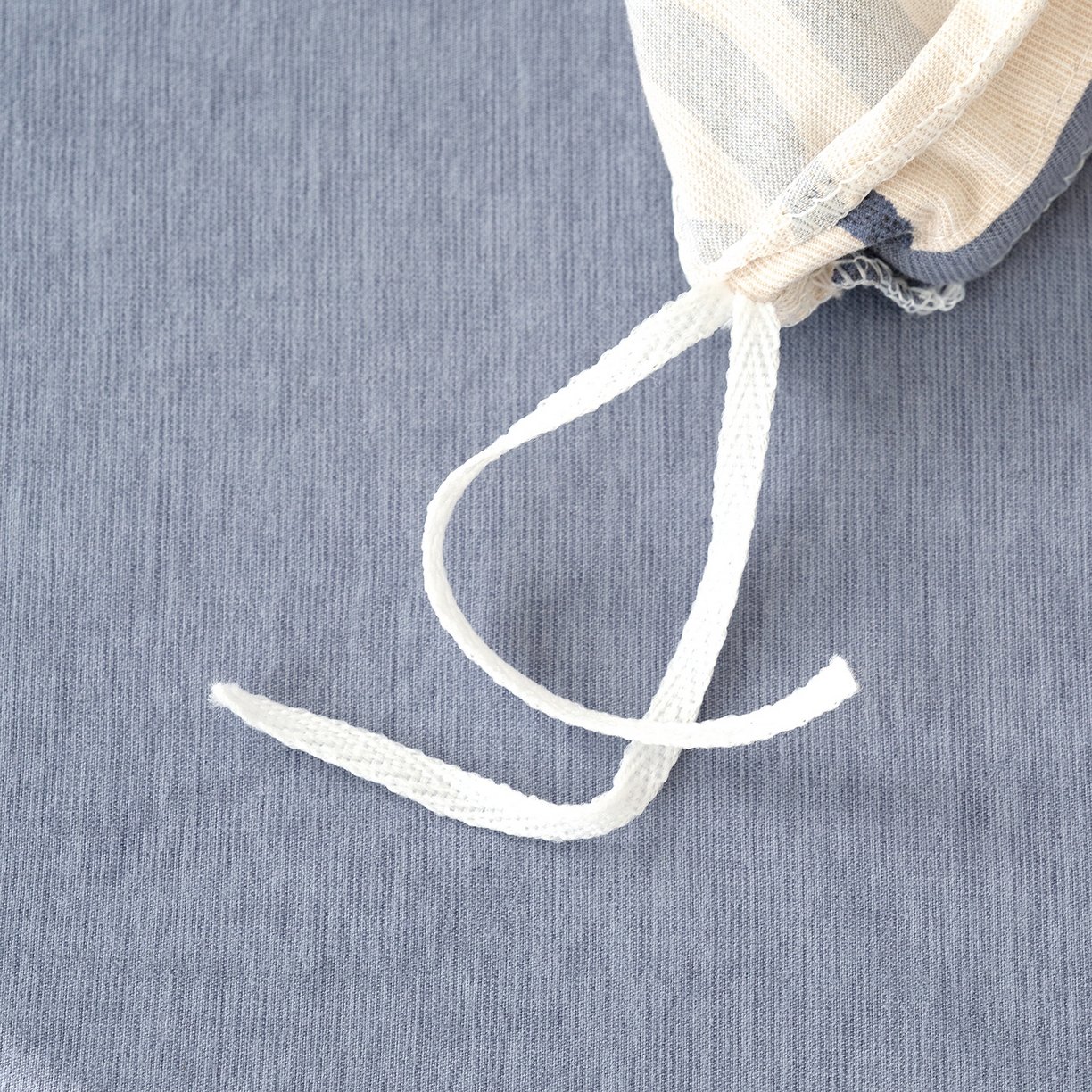 91家纺网 家纺一手货源 找家纺 竹合家纺 2025秋冬新款加厚磨毛色织暖绒系列针织四件套高克重 素描花