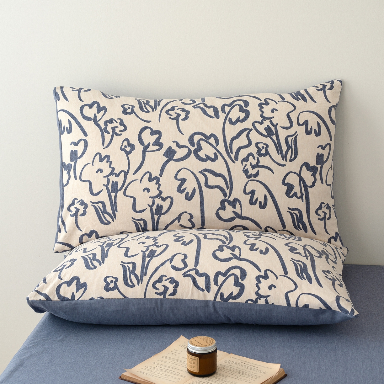 91家纺网 家纺一手货源 找家纺 竹合家纺 2025秋冬新款加厚磨毛色织暖绒系列针织四件套高克重 素描花