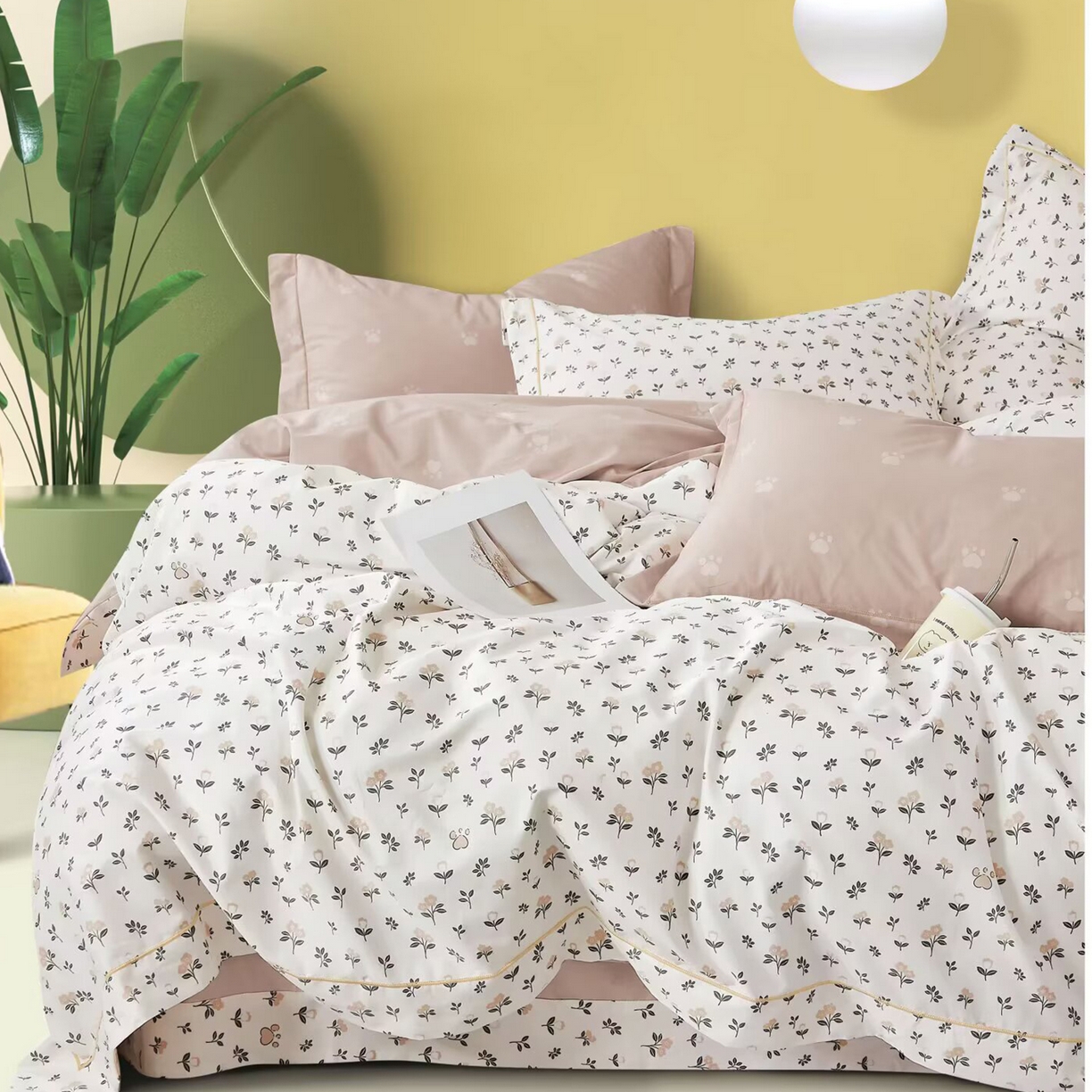 91家纺网 家纺一手货源 找家纺 （总）未来家居 JAMES KELLY （铂金凯丽）2025新款40支13376全棉印染铂金长绒棉四件套-系列7