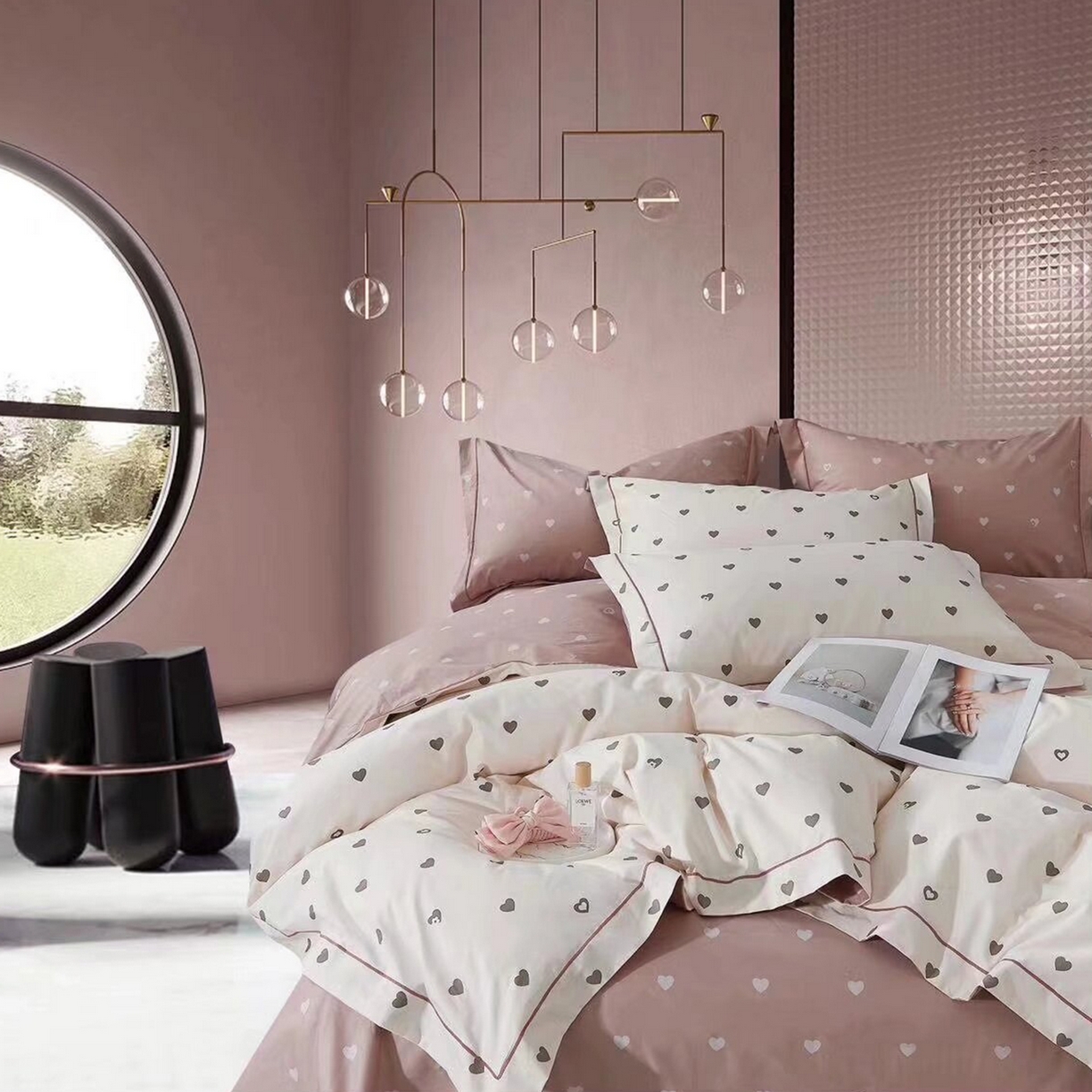 91家纺网 家纺一手货源 找家纺 （总）未来家居 JAMES KELLY （铂金凯丽）2025新款40支13376全棉印染铂金长绒棉四件套-系列7