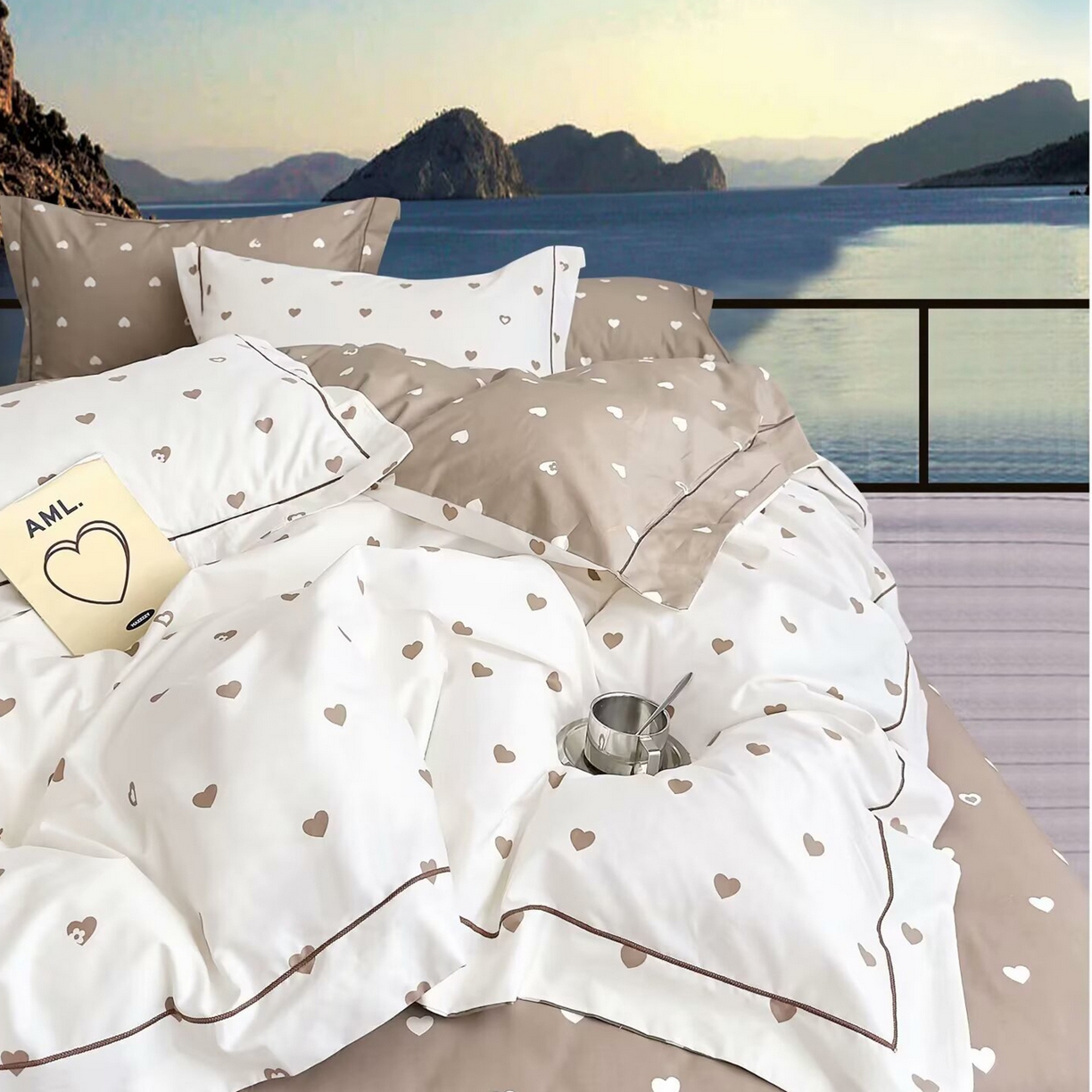 91家纺网 家纺一手货源 找家纺 （总）未来家居 JAMES KELLY （铂金凯丽）2025新款40支13376全棉印染铂金长绒棉四件套-系列7