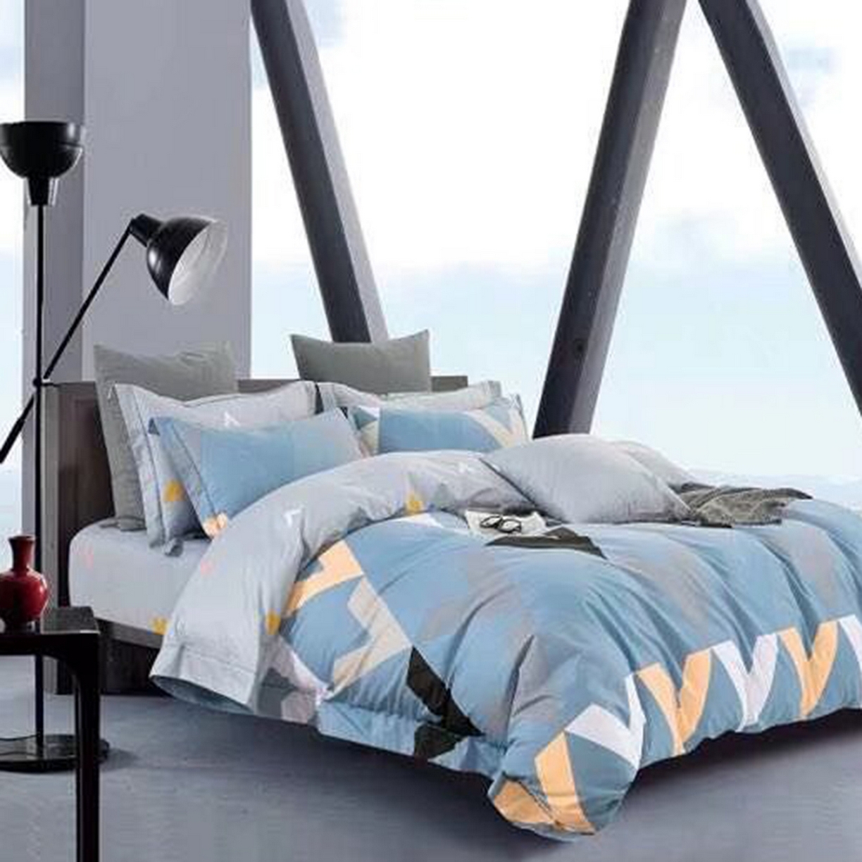 91家纺网 家纺一手货源 找家纺 （总）未来家居 JAMES KELLY （铂金凯丽）2025新款40支13376全棉印染铂金长绒棉四件套-系列7