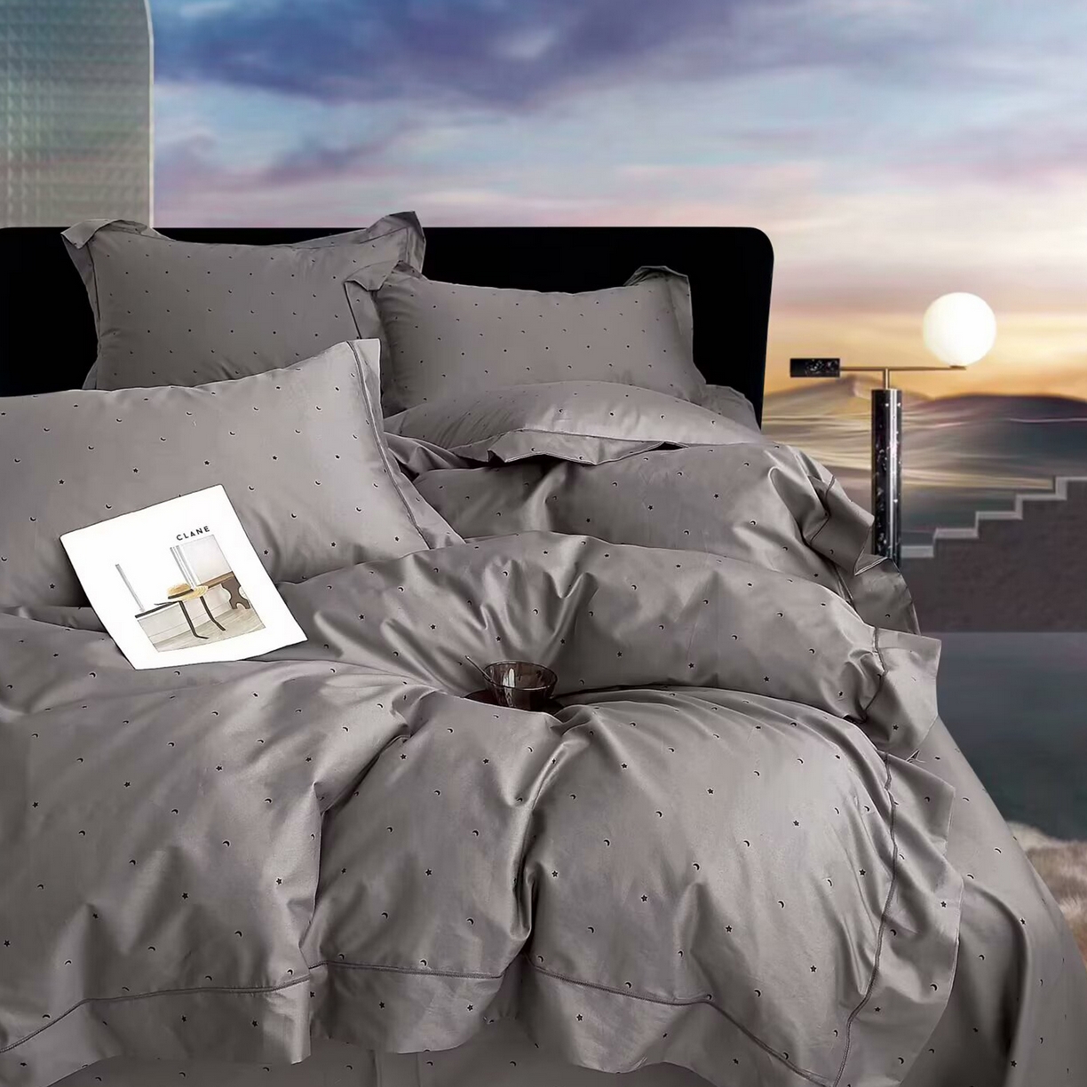 91家纺网 家纺一手货源 找家纺 （总）未来家居 JAMES KELLY （铂金凯丽）2025新款40支13376全棉印染铂金长绒棉四件套-系列7