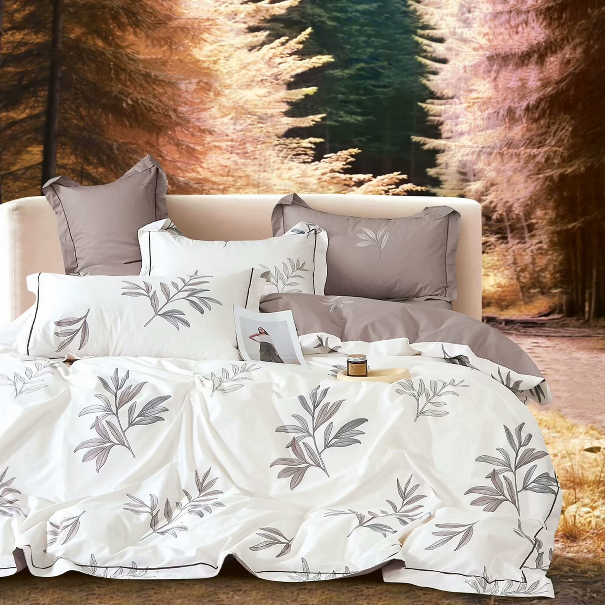 91家纺网 家纺一手货源 找家纺 （总）未来家居 JAMES KELLY （铂金凯丽）2025新款40支13376全棉印染铂金长绒棉四件套-系列7