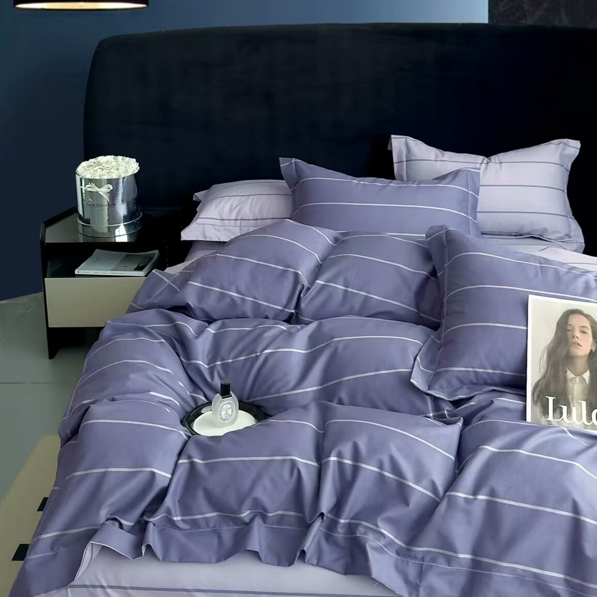 91家纺网 家纺一手货源 找家纺 （总）未来家居 JAMES KELLY （铂金凯丽）2025新款40支13376全棉印染铂金长绒棉四件套-系列7