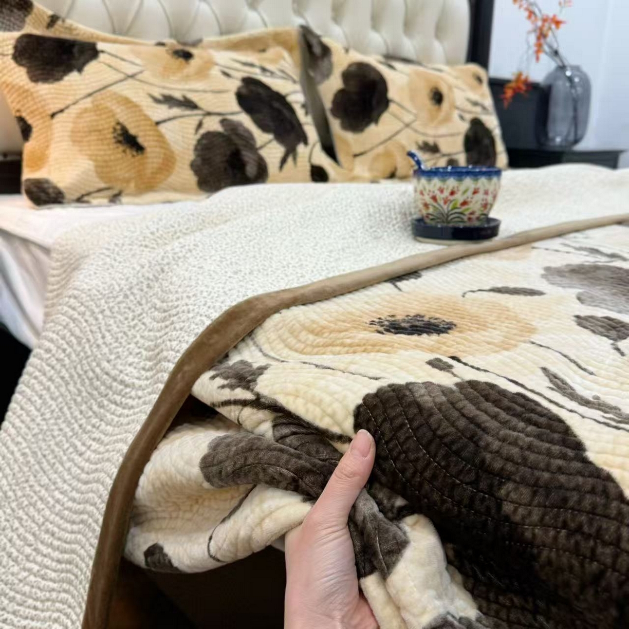 91家纺网 家纺一手货源 找家纺 （总）床盖工厂店 2025新款宝宝绒床盖四件套