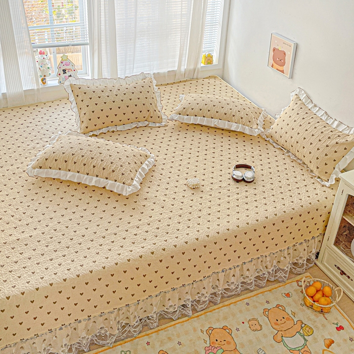 91家纺网 家纺一手货源 找家纺 羽爱 2025全棉印花A类榻榻米床盖欢喜