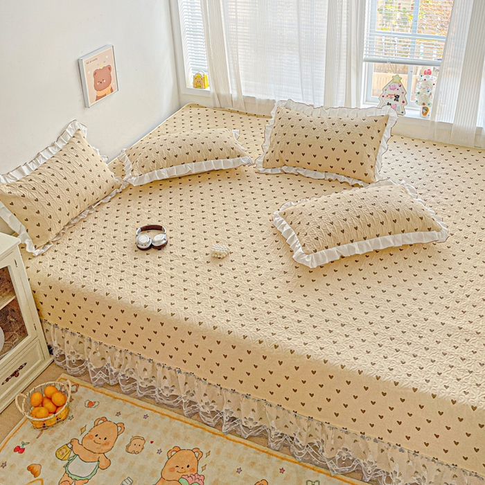 91家纺网 家纺一手货源 找家纺 羽爱 2025全棉印花A类榻榻米床盖欢喜