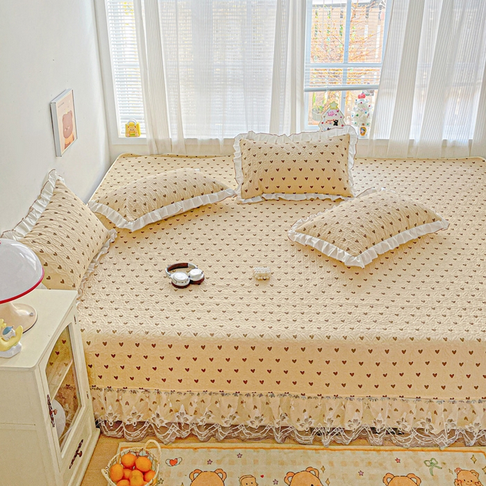 羽爱 2025全棉印花A类榻榻米床盖欢喜