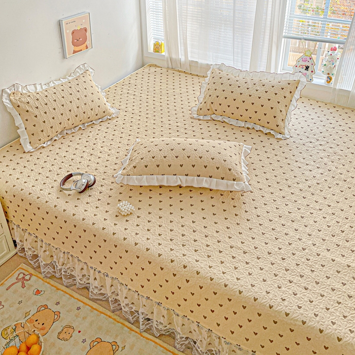 91家纺网 家纺一手货源 找家纺 羽爱 2025全棉印花A类榻榻米床盖欢喜