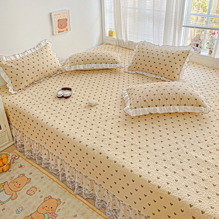 91家纺网 家纺一手货源 找家纺 羽爱 2025全棉印花A类榻榻米床盖欢喜