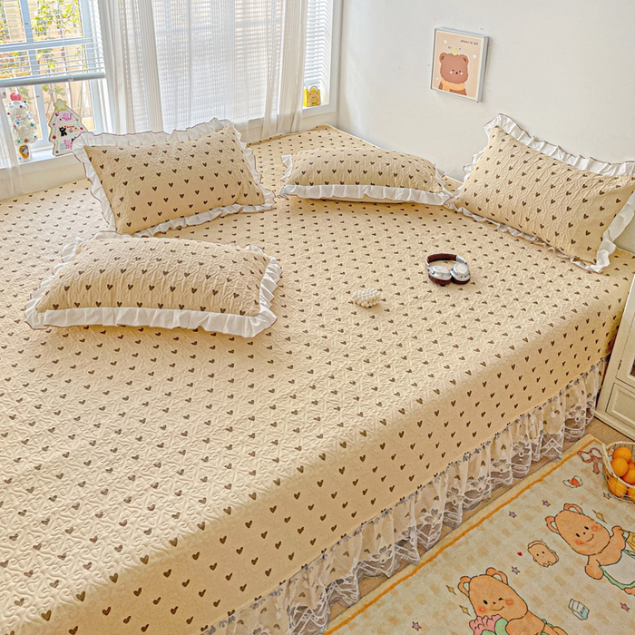 91家纺网 家纺一手货源 找家纺 羽爱 2025全棉印花A类榻榻米床盖欢喜