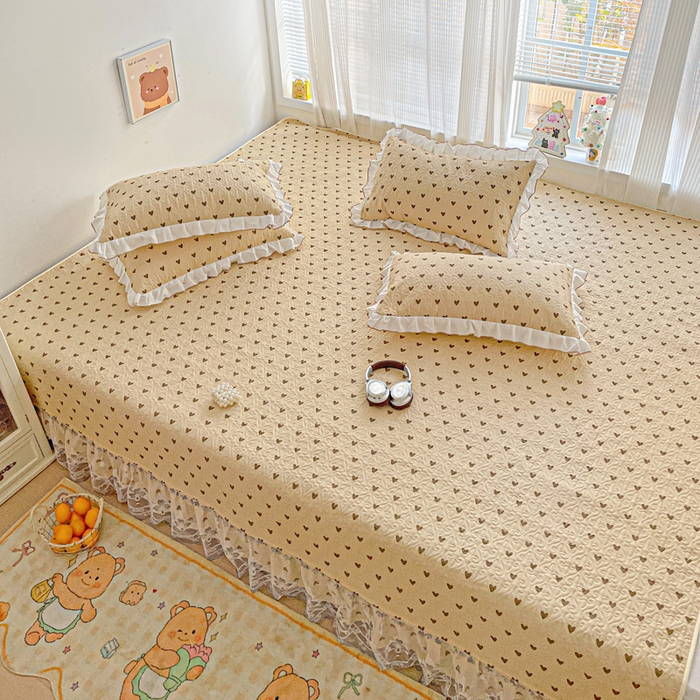 91家纺网 家纺一手货源 找家纺 羽爱 2025全棉印花A类榻榻米床盖欢喜