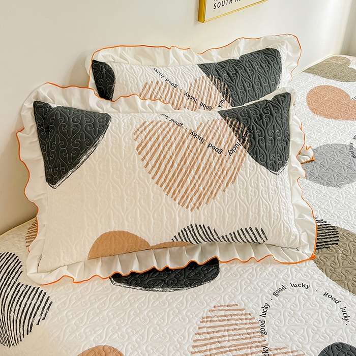 91家纺网 家纺一手货源 找家纺 羽爱 2025全棉印花A类榻榻米床盖卡布奇诺