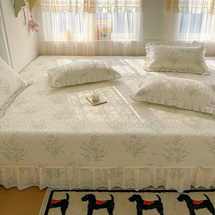 羽爱 2025全棉印花A类榻榻米床盖田静