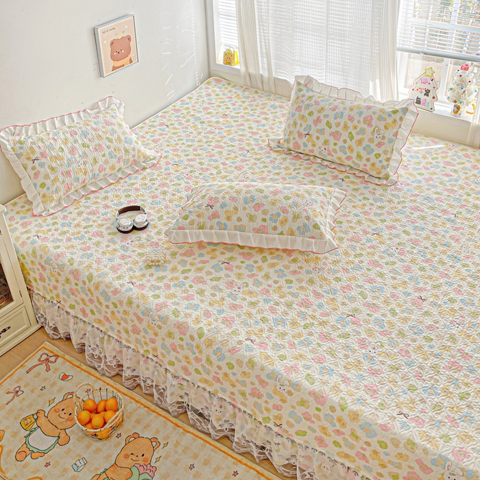 91家纺网 家纺一手货源 找家纺 羽爱 2025全棉印花A类榻榻米床盖童年乐趣