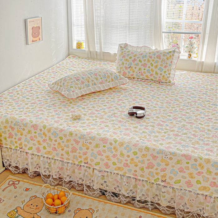 91家纺网 家纺一手货源 找家纺 羽爱 2025全棉印花A类榻榻米床盖童年乐趣