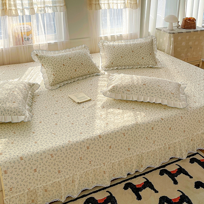 91家纺网 家纺一手货源 找家纺 羽爱 2025全棉印花A类榻榻米床盖小飞象