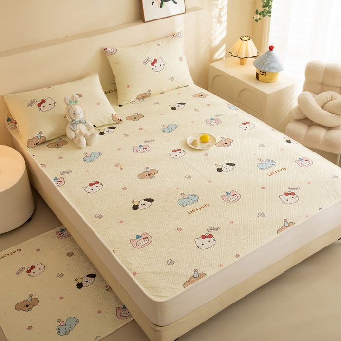 91家纺网 家纺一手货源 找家纺 （总）美达家纺 2025新款A类全棉防水床垫 隔尿垫 姨妈垫 护理垫【可定制】