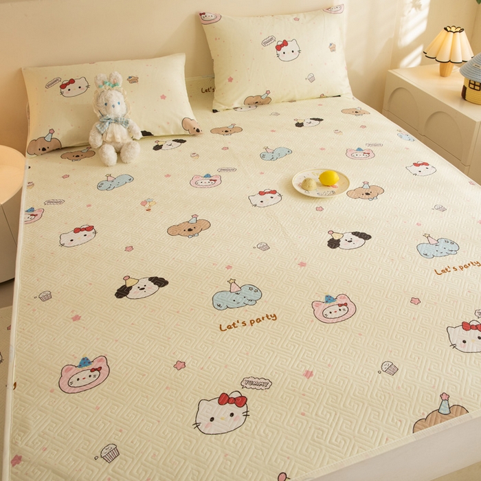 91家纺网 家纺一手货源 找家纺 （总）美达家纺 2025新款A类全棉防水床垫 隔尿垫 姨妈垫 护理垫【可定制】