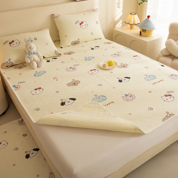 91家纺网 家纺一手货源 找家纺 （总）美达家纺 2025新款A类全棉防水床垫 隔尿垫 姨妈垫 护理垫【可定制】