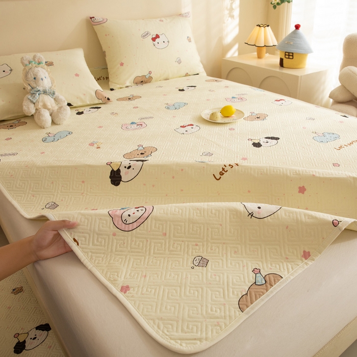 91家纺网 家纺一手货源 找家纺 （总）美达家纺 2025新款A类全棉防水床垫 隔尿垫 姨妈垫 护理垫【可定制】