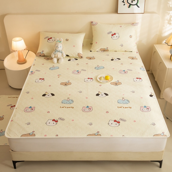 91家纺网 家纺一手货源 找家纺 （总）美达家纺 2025新款A类全棉防水床垫 隔尿垫 姨妈垫 护理垫【可定制】